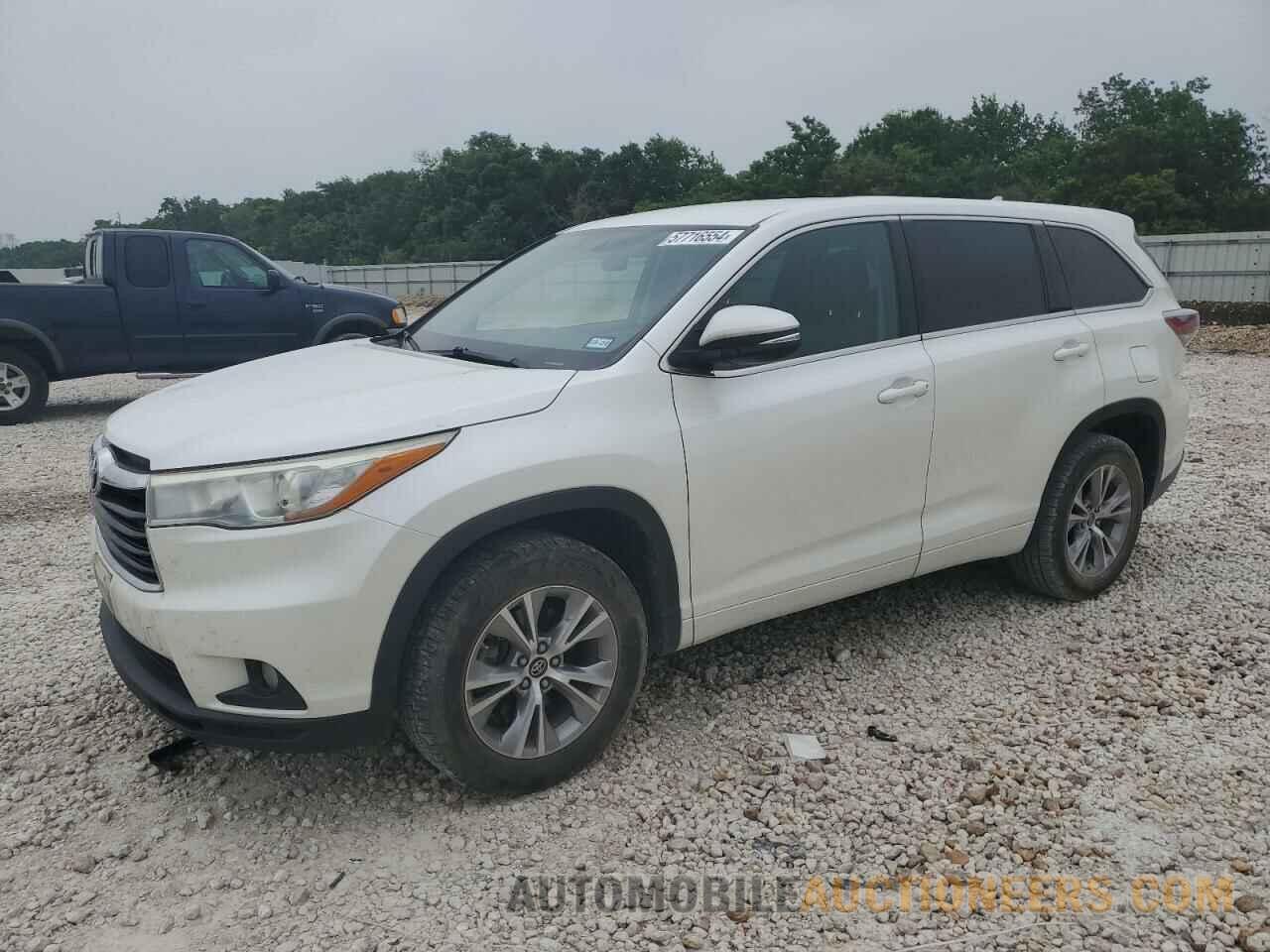 5TDZKRFH0GS163550 TOYOTA HIGHLANDER 2016