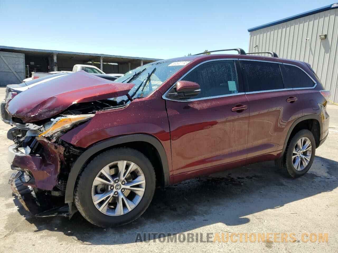 5TDZKRFH0GS173950 TOYOTA HIGHLANDER 2016