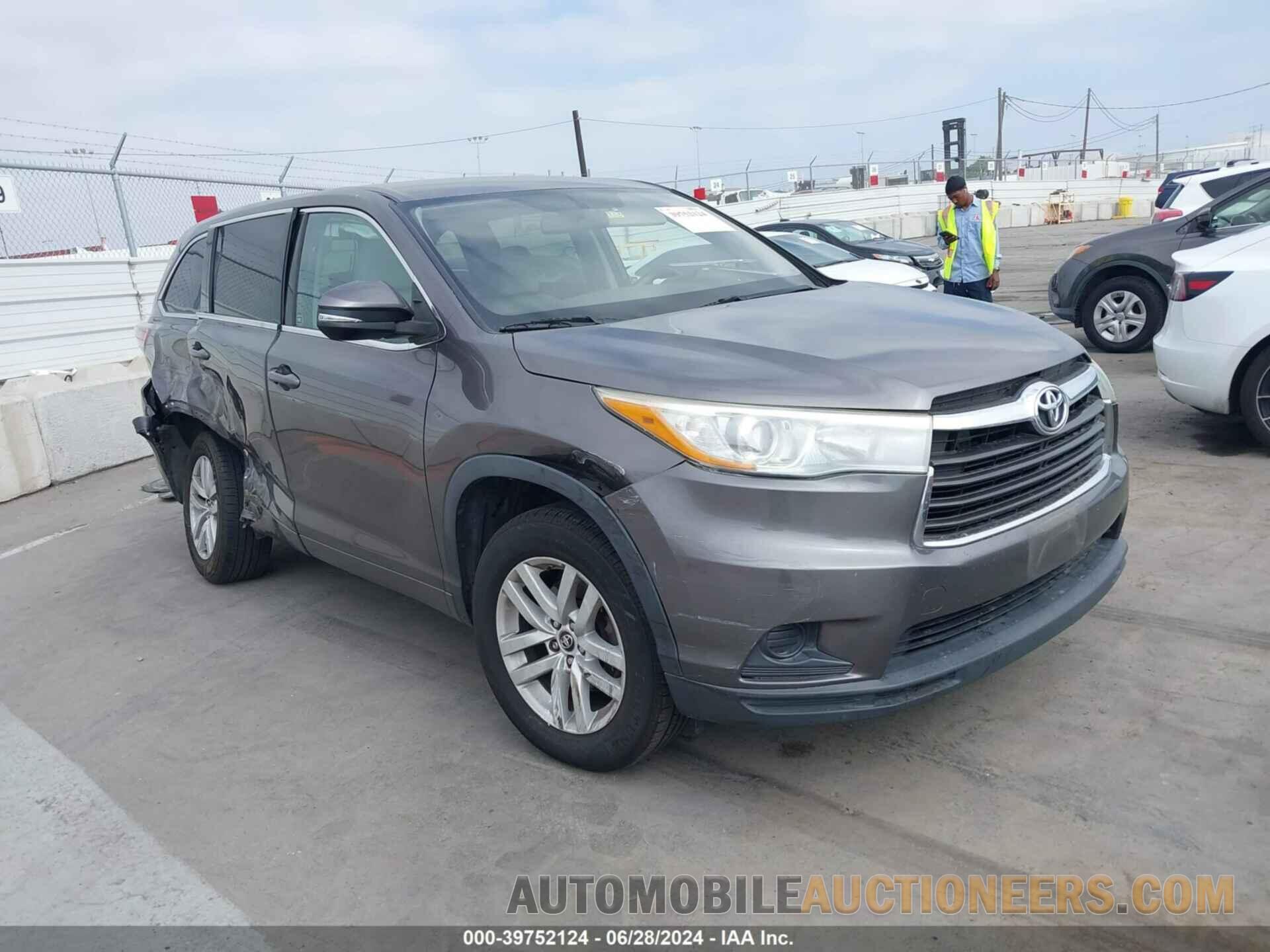 5TDZKRFH0GS178128 TOYOTA HIGHLANDER 2016