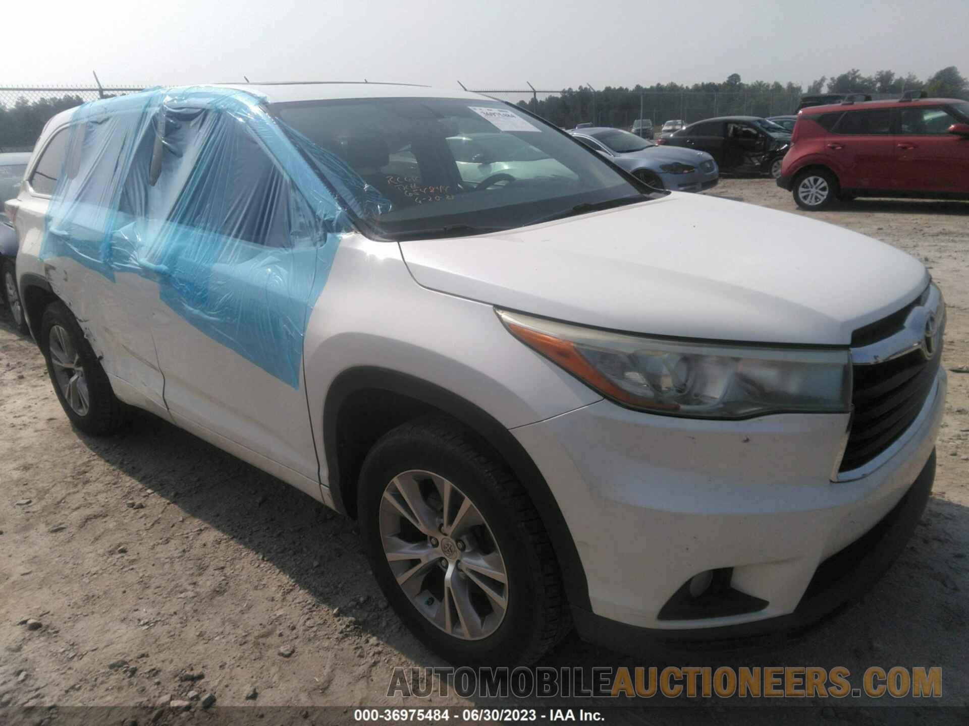 5TDZKRFH1FS046252 TOYOTA HIGHLANDER 2015