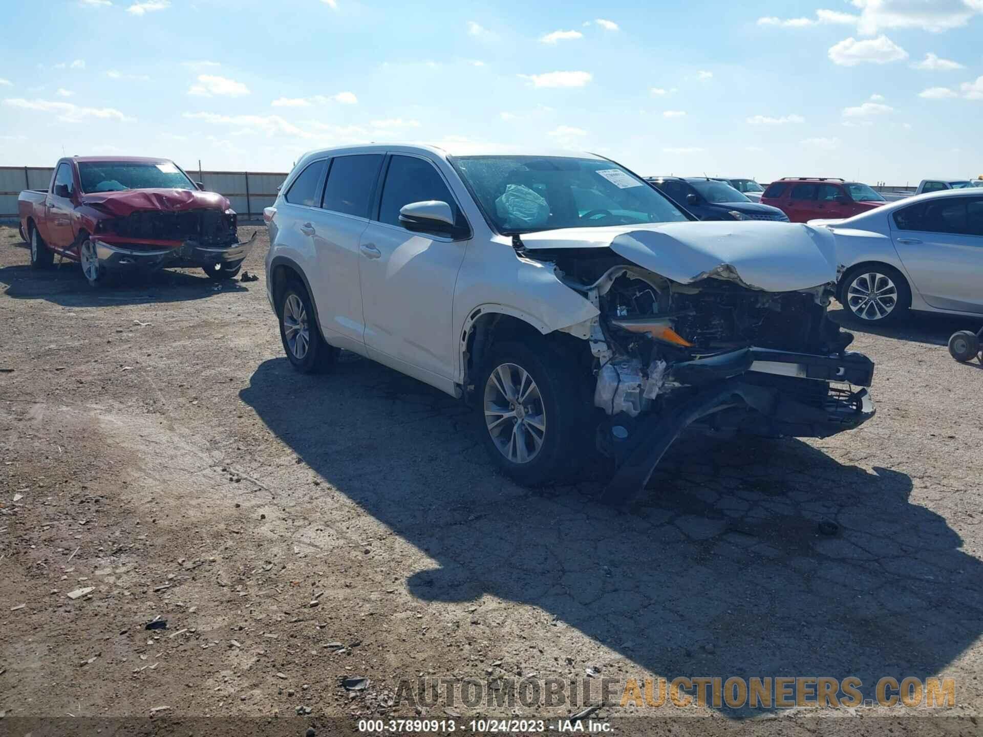 5TDZKRFH1FS058496 TOYOTA HIGHLANDER 2015