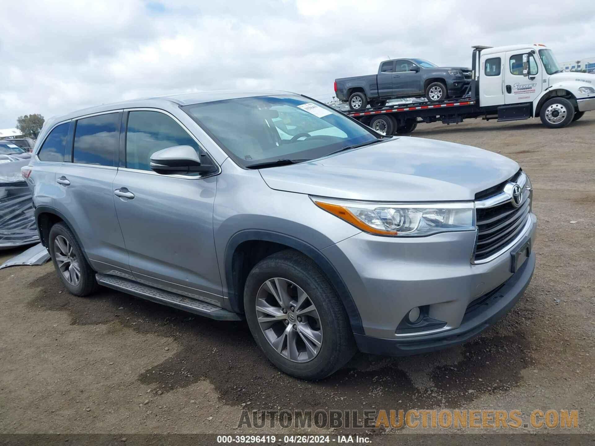 5TDZKRFH1FS060894 TOYOTA HIGHLANDER 2015