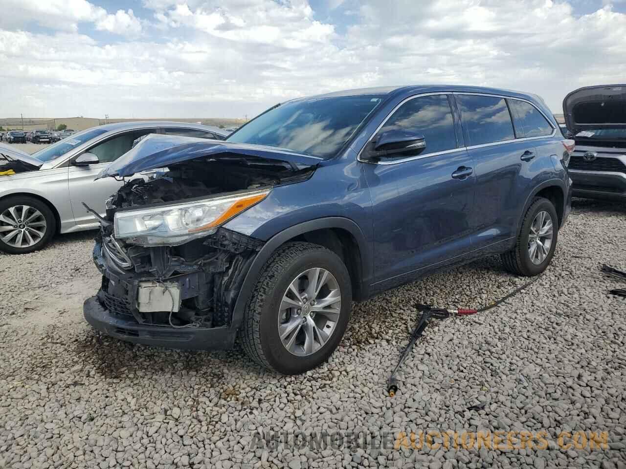 5TDZKRFH1FS076481 TOYOTA HIGHLANDER 2015