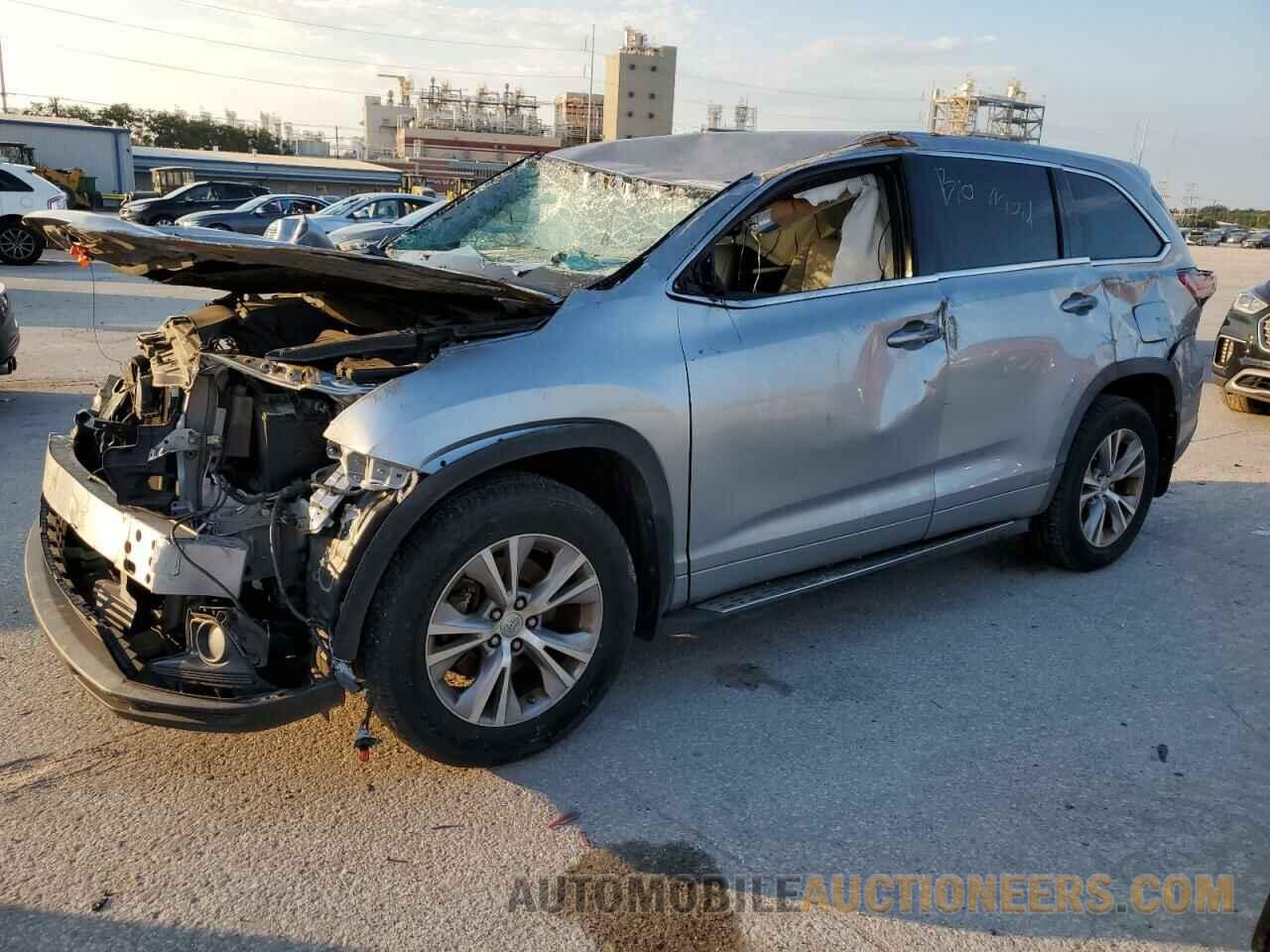 5TDZKRFH1FS080790 TOYOTA HIGHLANDER 2015