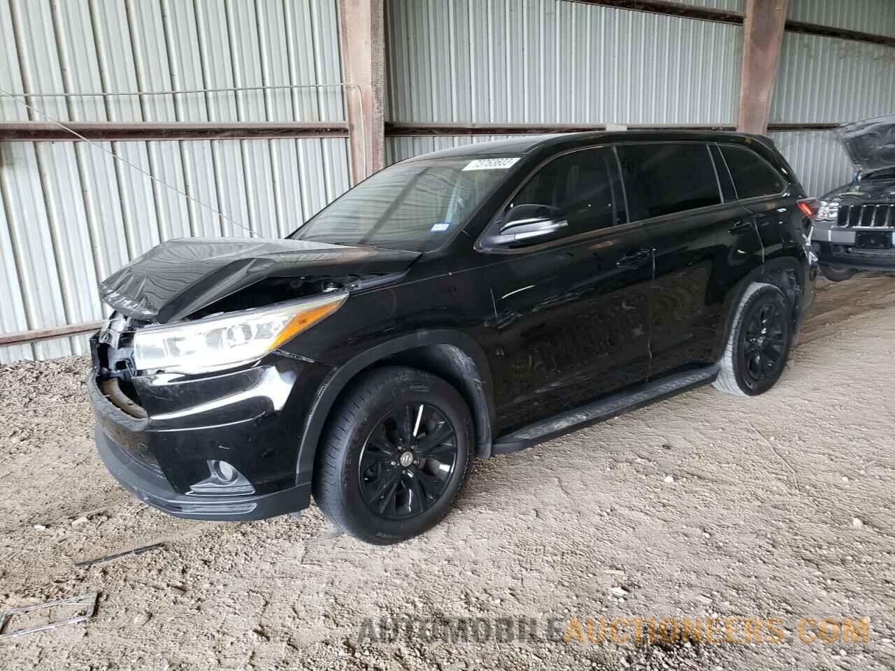 5TDZKRFH1FS097962 TOYOTA HIGHLANDER 2015