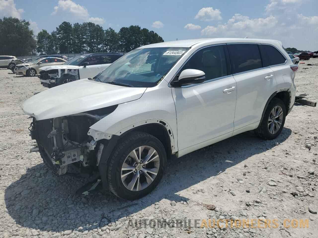 5TDZKRFH1FS116946 TOYOTA HIGHLANDER 2015