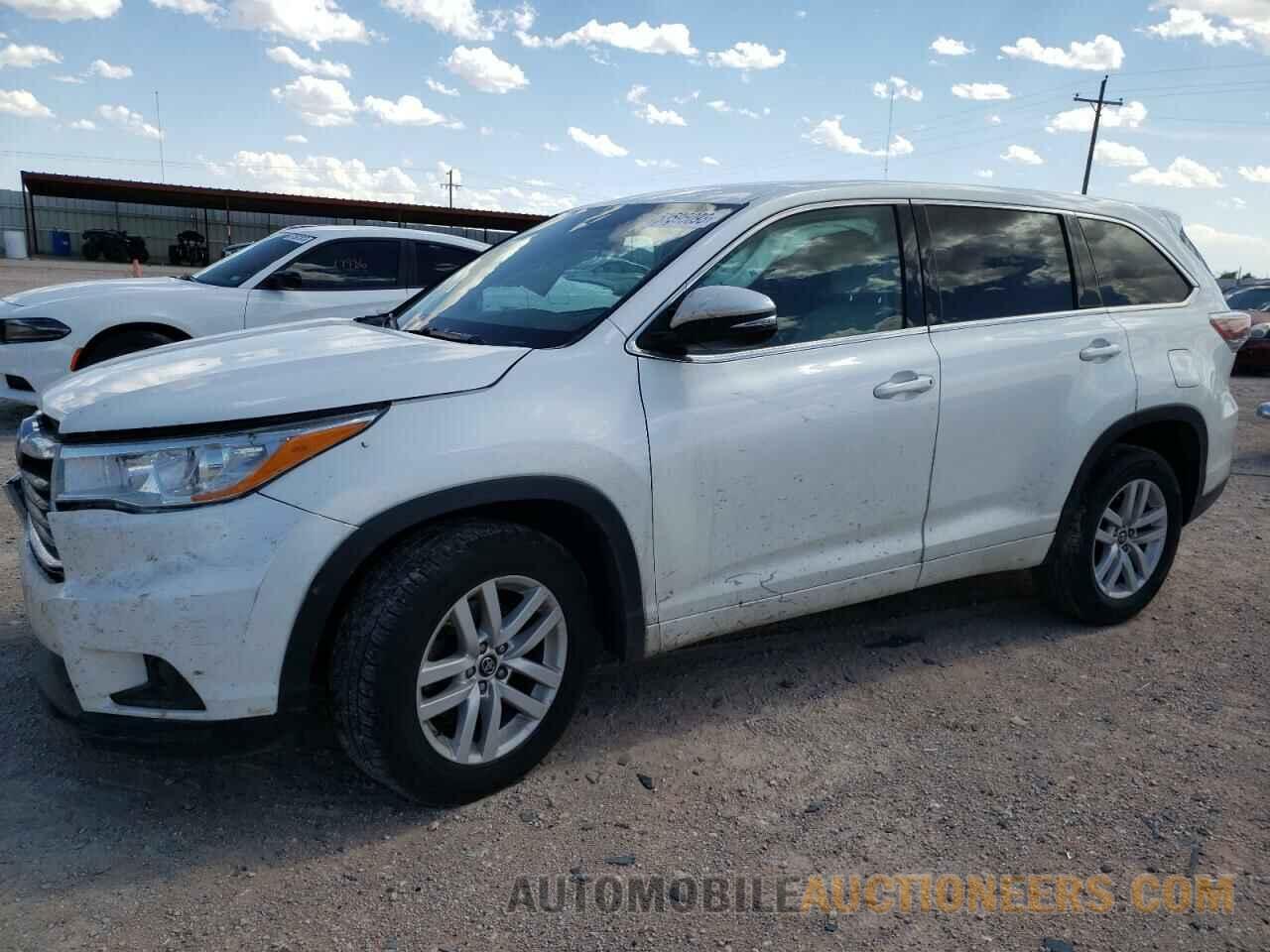 5TDZKRFH1GS153447 TOYOTA HIGHLANDER 2016