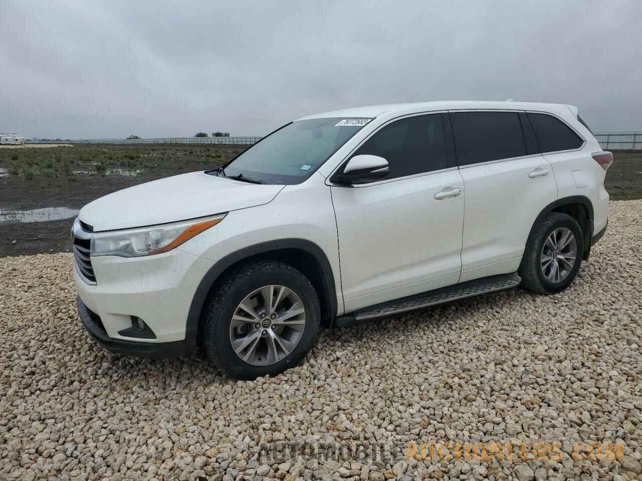 5TDZKRFH1GS170202 TOYOTA HIGHLANDER 2016