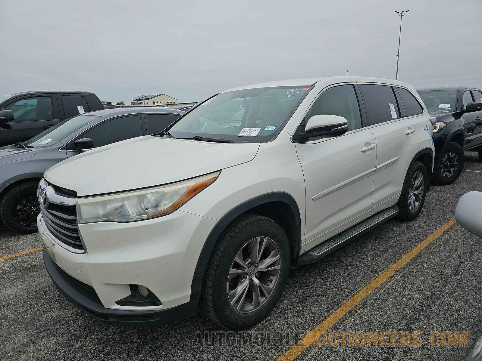 5TDZKRFH2FS043019 Toyota Highlander 2015