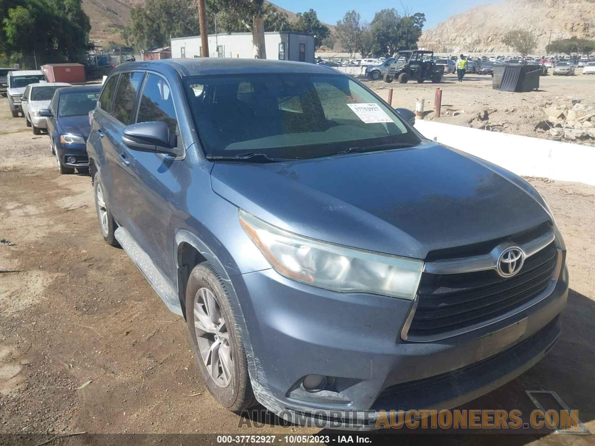 5TDZKRFH2FS059754 TOYOTA HIGHLANDER 2015