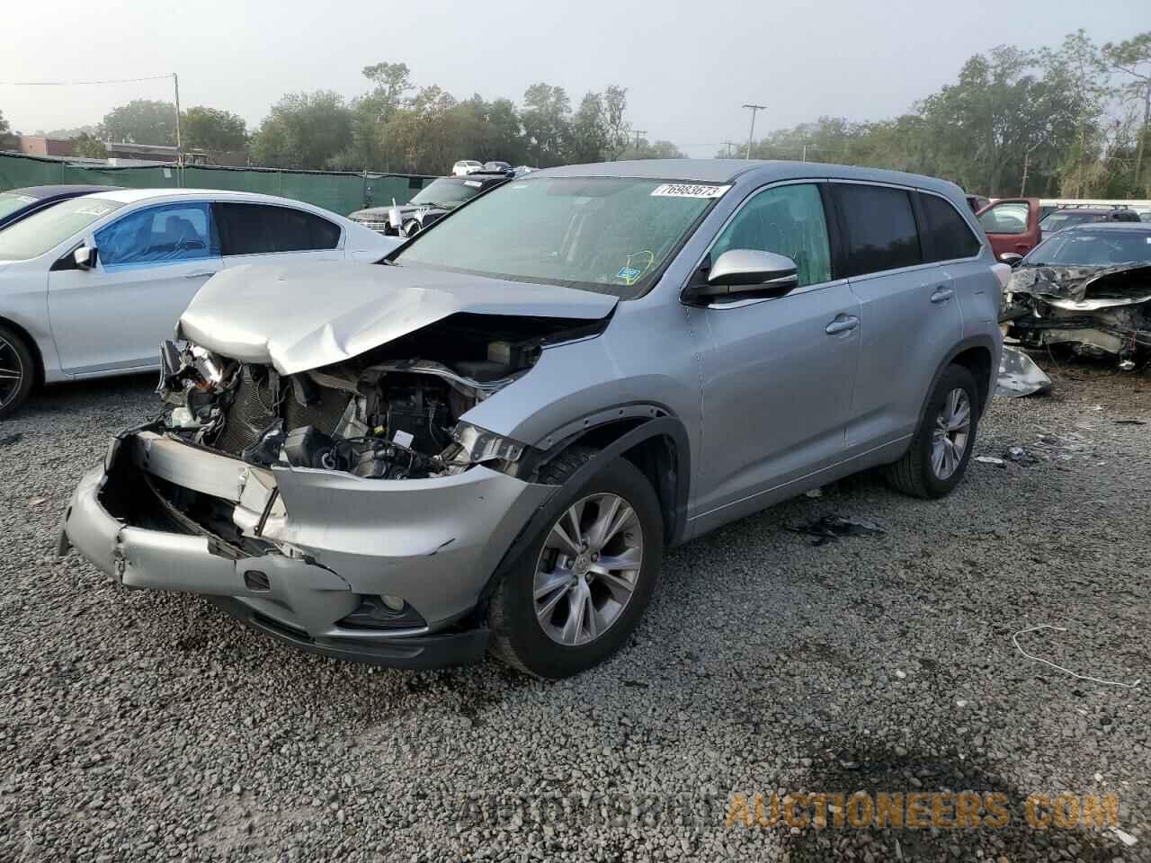 5TDZKRFH2FS069037 TOYOTA HIGHLANDER 2015