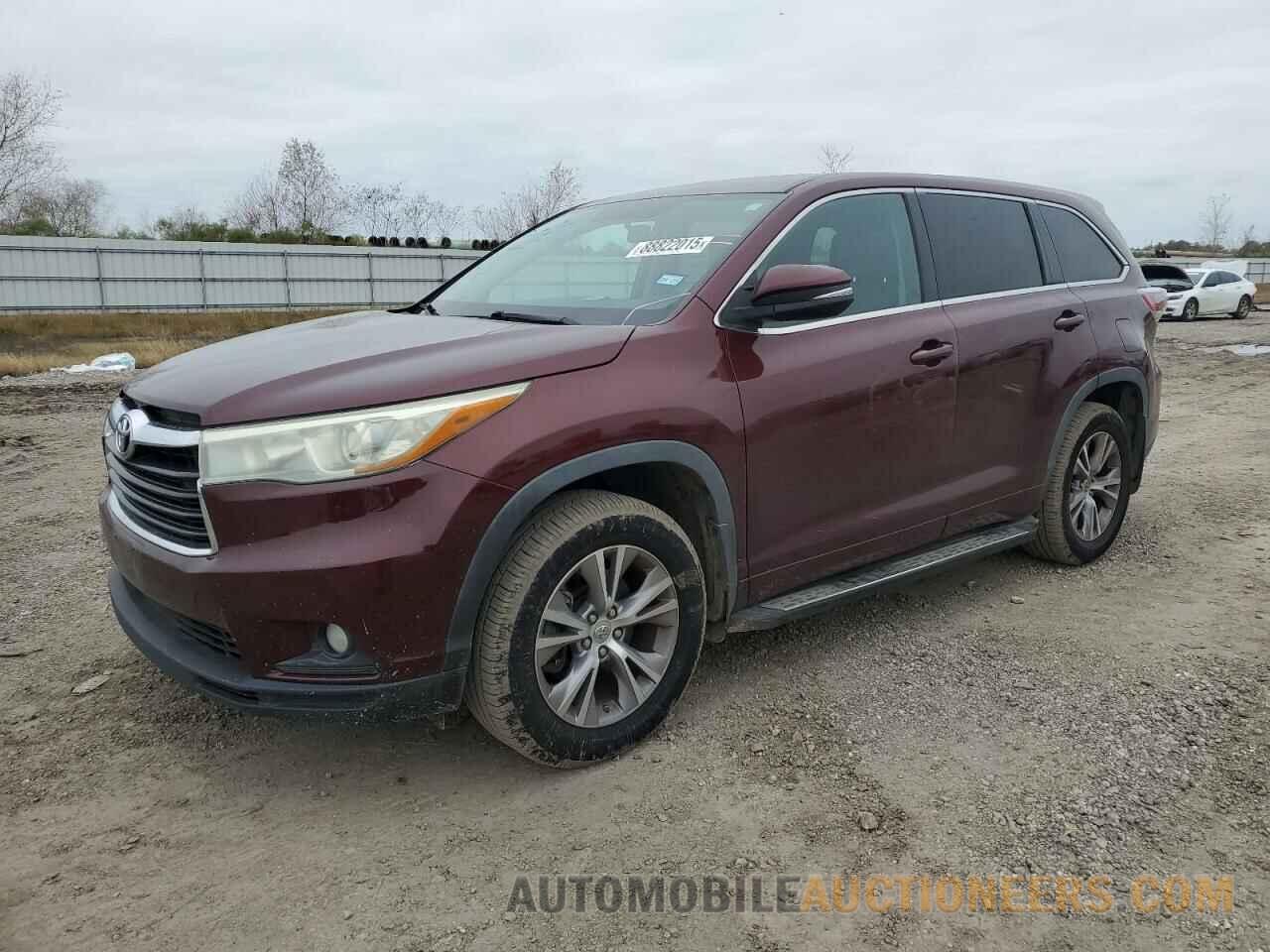 5TDZKRFH2FS079146 TOYOTA HIGHLANDER 2015