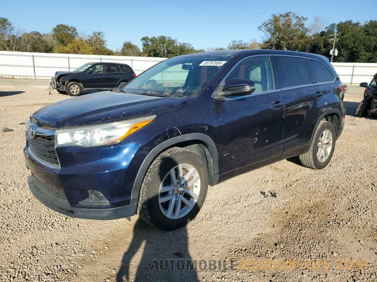 5TDZKRFH2FS082225 TOYOTA HIGHLANDER 2015