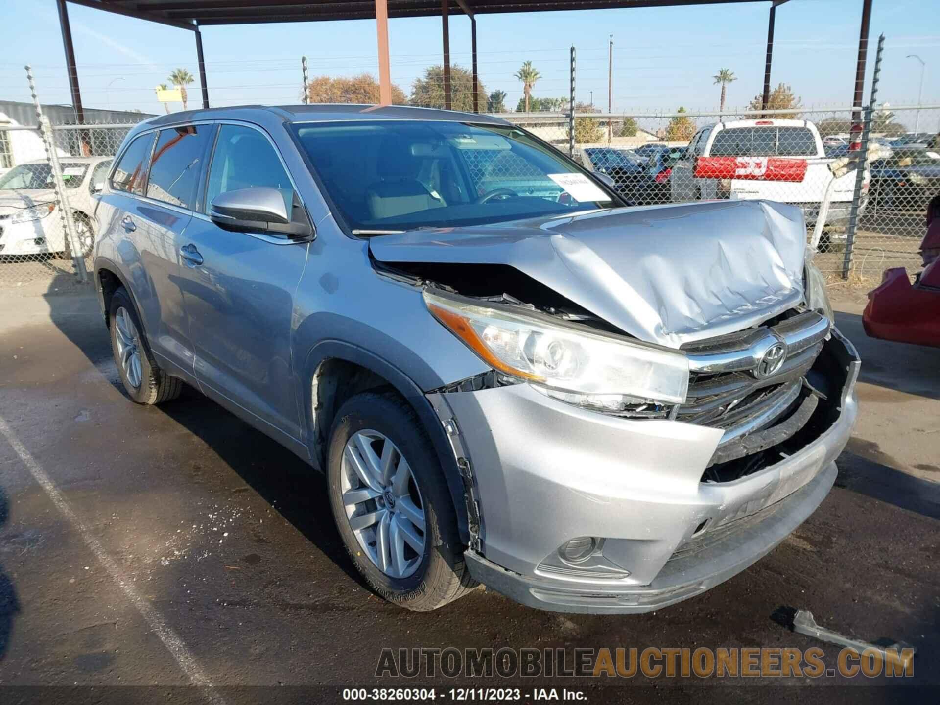 5TDZKRFH2GS133353 TOYOTA HIGHLANDER 2016