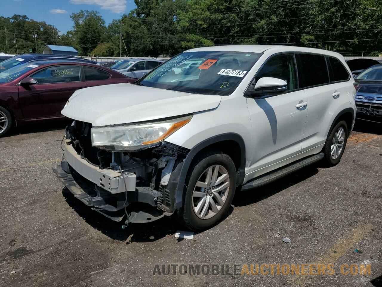 5TDZKRFH2GS136396 TOYOTA HIGHLANDER 2016