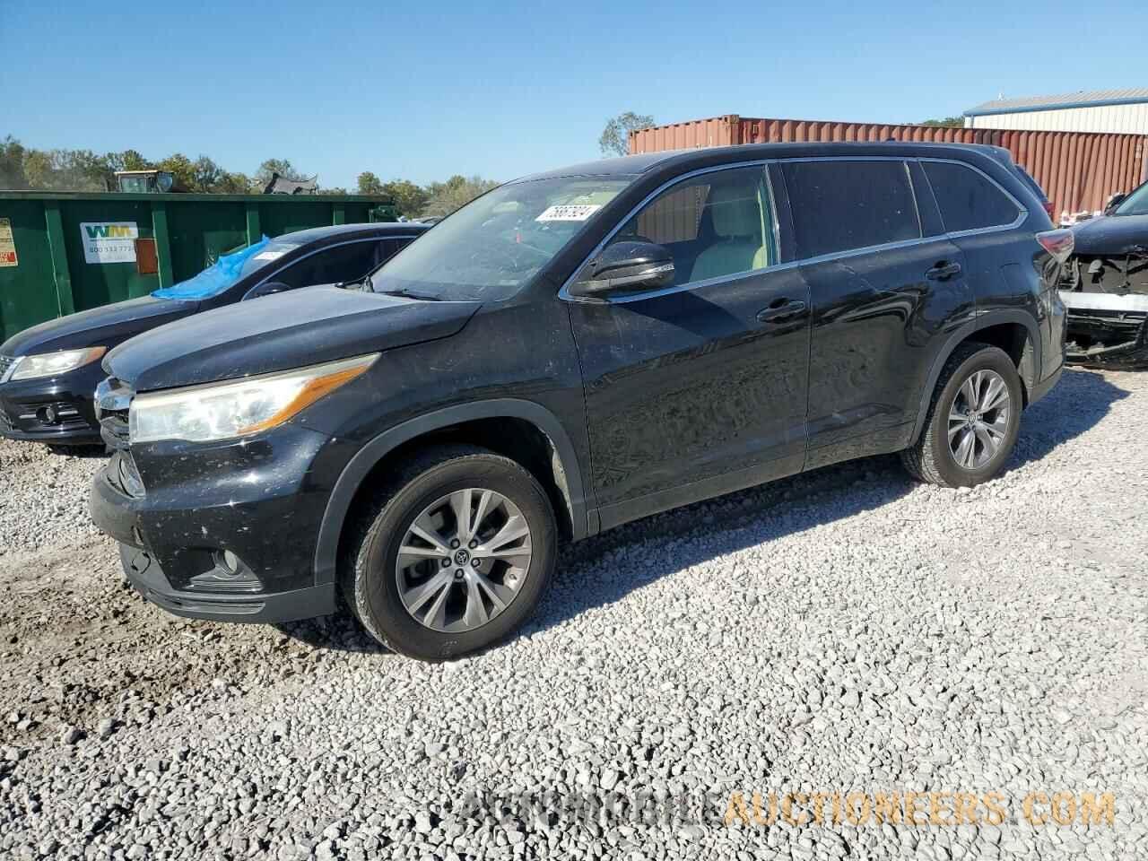 5TDZKRFH2GS148970 TOYOTA HIGHLANDER 2016