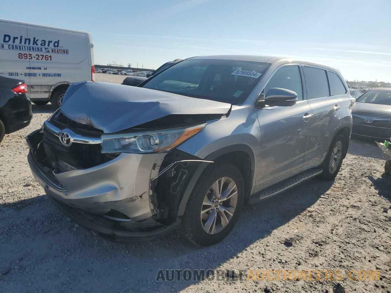 5TDZKRFH2GS173657 TOYOTA HIGHLANDER 2016