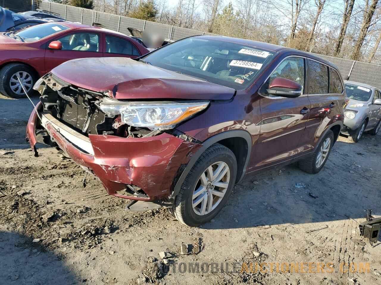 5TDZKRFH2GS174341 TOYOTA HIGHLANDER 2016