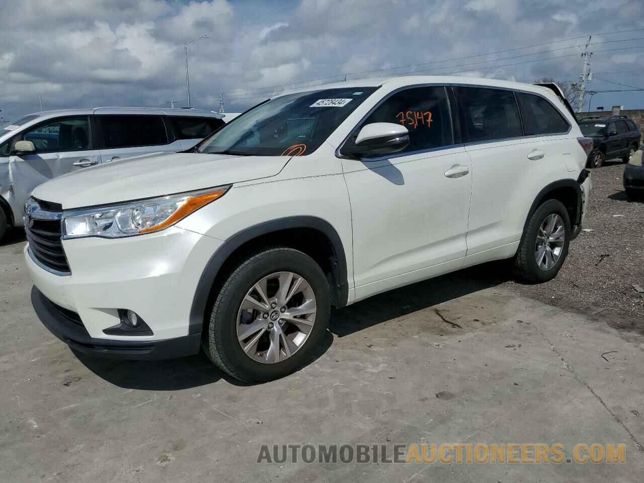 5TDZKRFH2GS183010 TOYOTA HIGHLANDER 2016