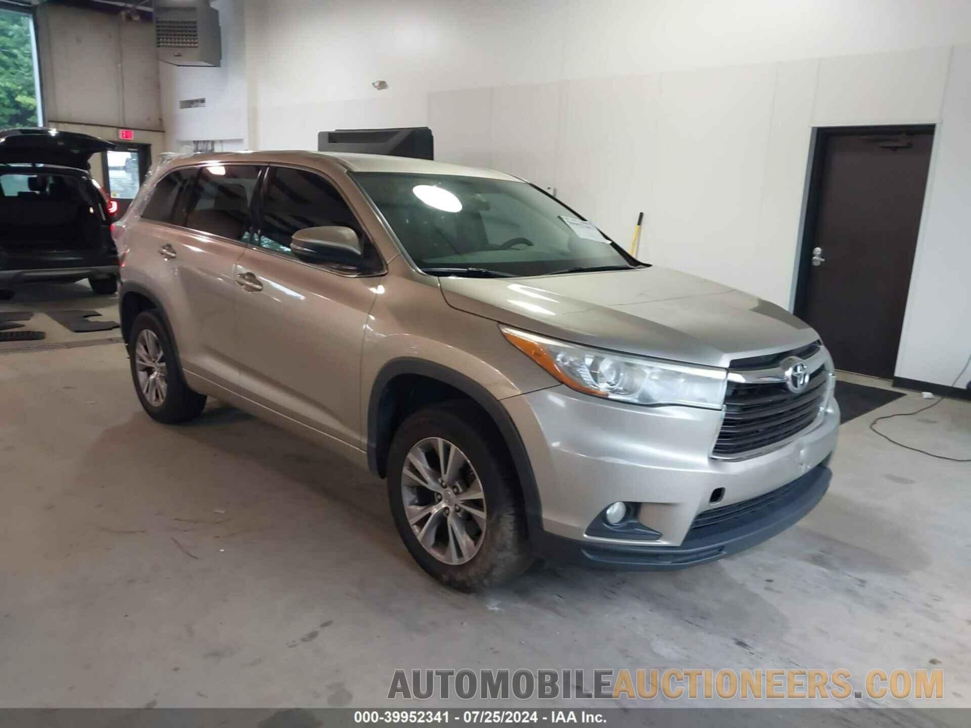 5TDZKRFH3FS053140 TOYOTA HIGHLANDER 2015