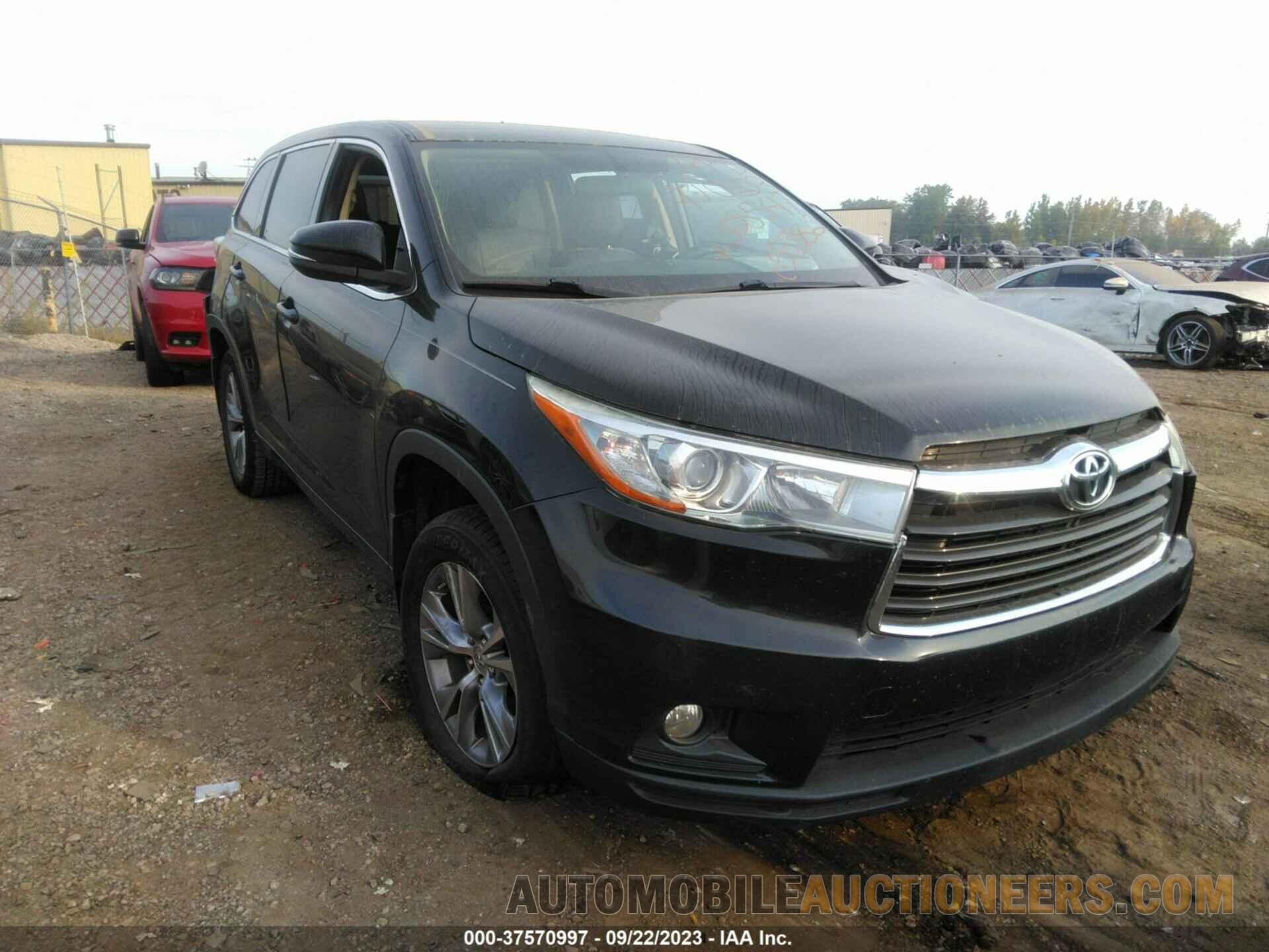 5TDZKRFH3FS058547 TOYOTA HIGHLANDER 2015