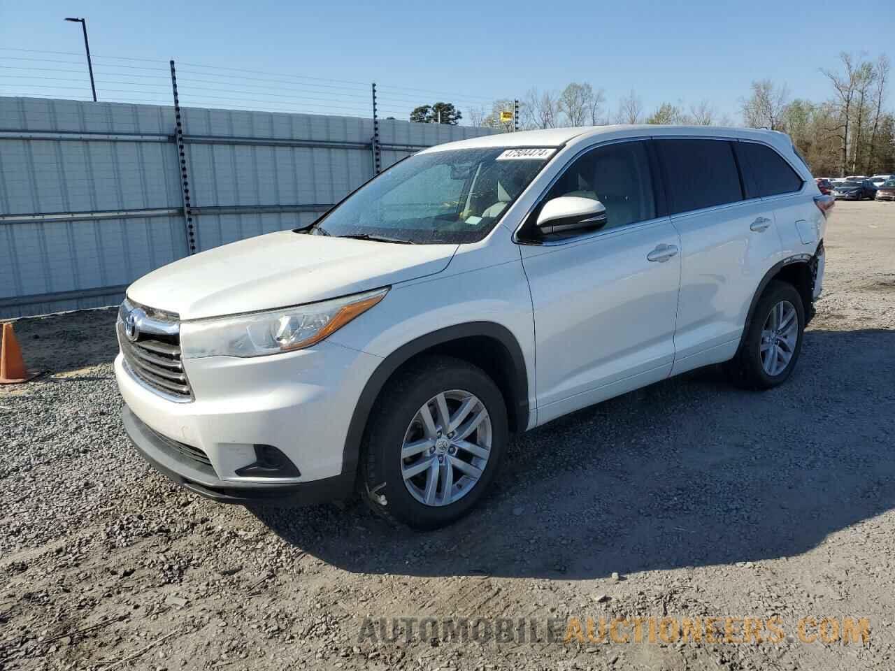 5TDZKRFH3FS059875 TOYOTA HIGHLANDER 2015