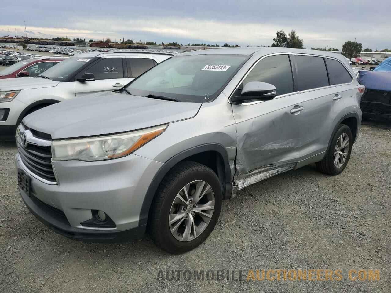 5TDZKRFH3FS062811 TOYOTA HIGHLANDER 2015