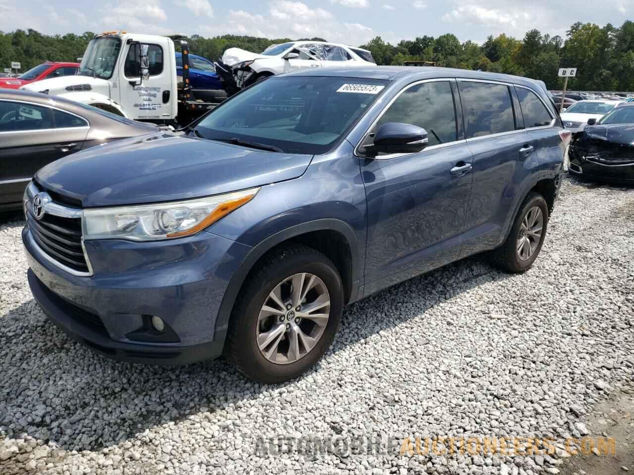 5TDZKRFH3GS120532 TOYOTA HIGHLANDER 2016