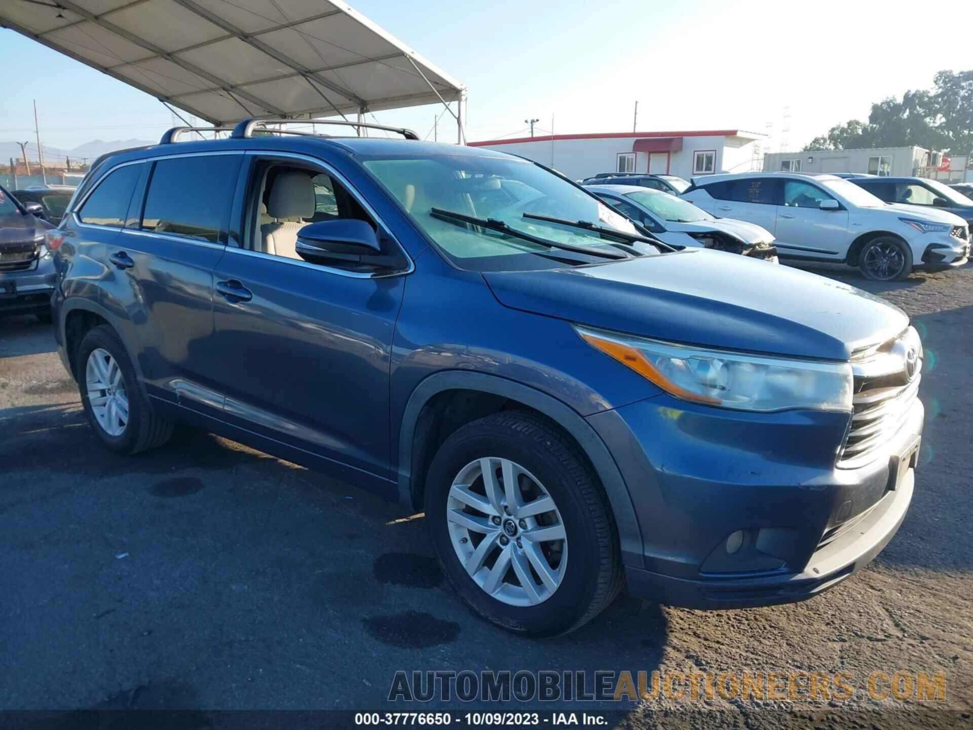 5TDZKRFH3GS146287 TOYOTA HIGHLANDER 2016