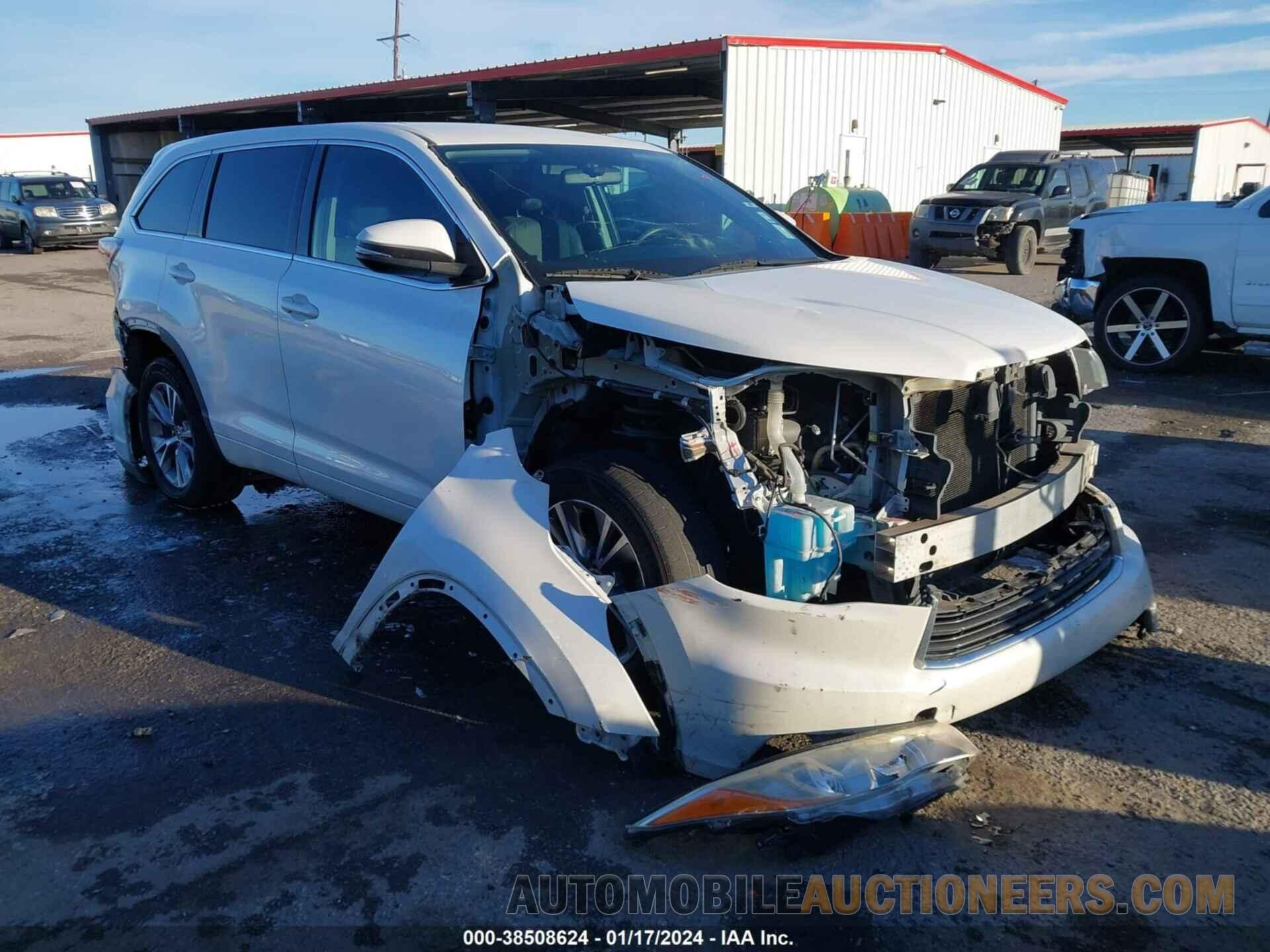 5TDZKRFH3GS148959 TOYOTA HIGHLANDER 2016