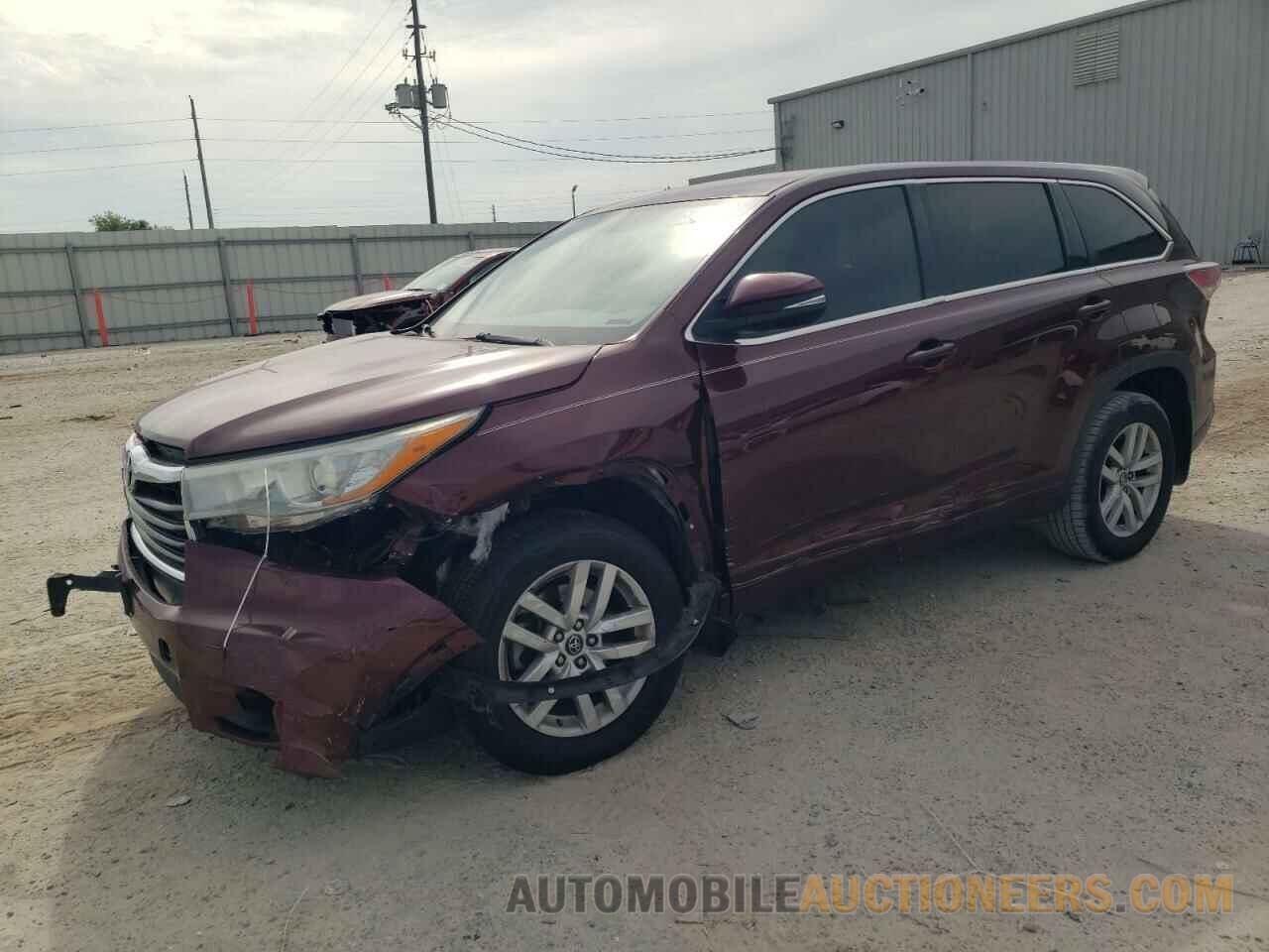 5TDZKRFH3GS172081 TOYOTA HIGHLANDER 2016