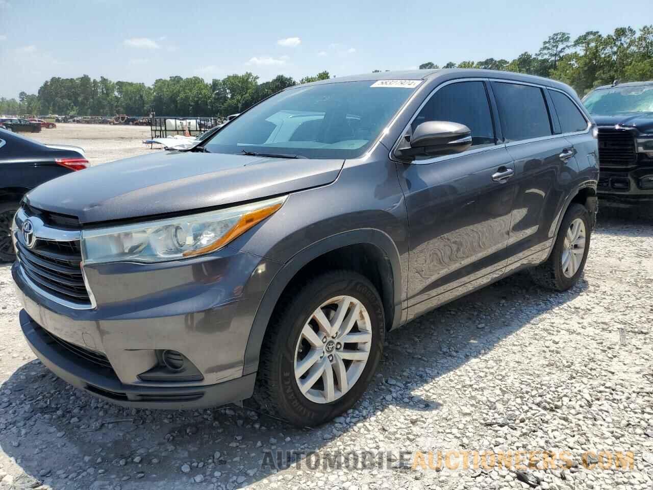 5TDZKRFH3GS180178 TOYOTA HIGHLANDER 2016