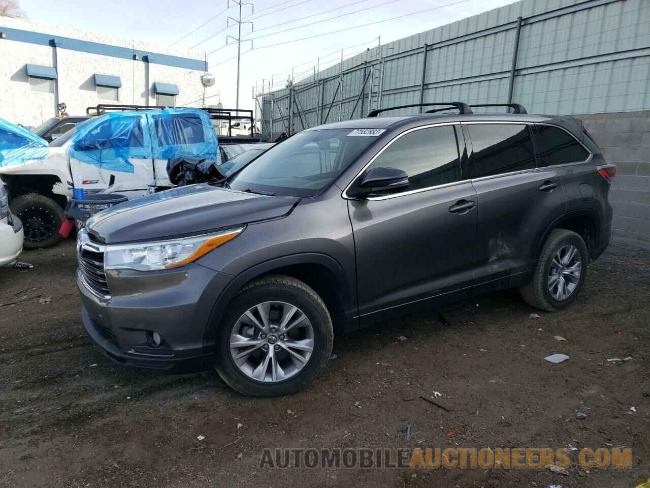 5TDZKRFH3GS184411 TOYOTA HIGHLANDER 2016