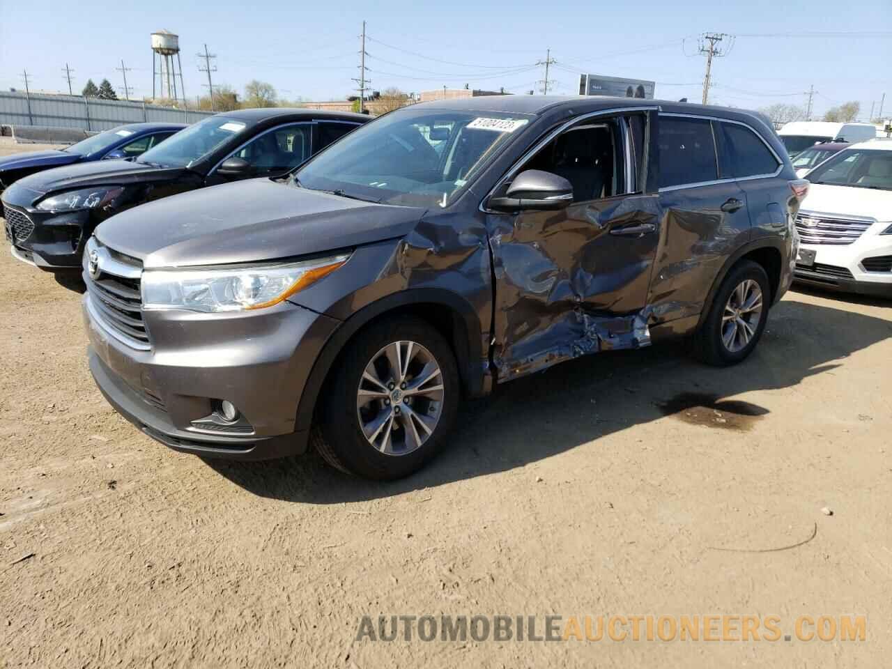 5TDZKRFH4FS090617 TOYOTA HIGHLANDER 2015