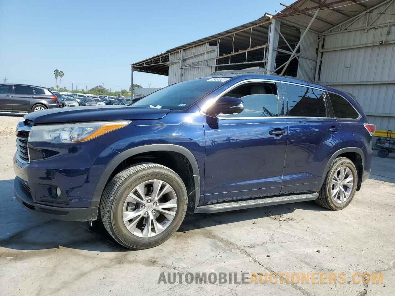 5TDZKRFH4FS091850 TOYOTA HIGHLANDER 2015