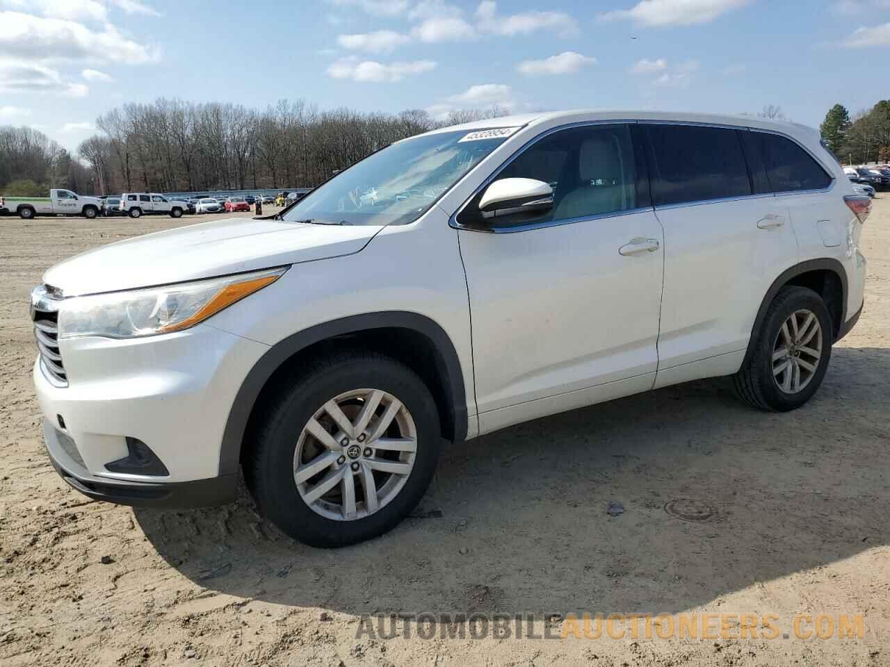 5TDZKRFH4GS140904 TOYOTA HIGHLANDER 2016