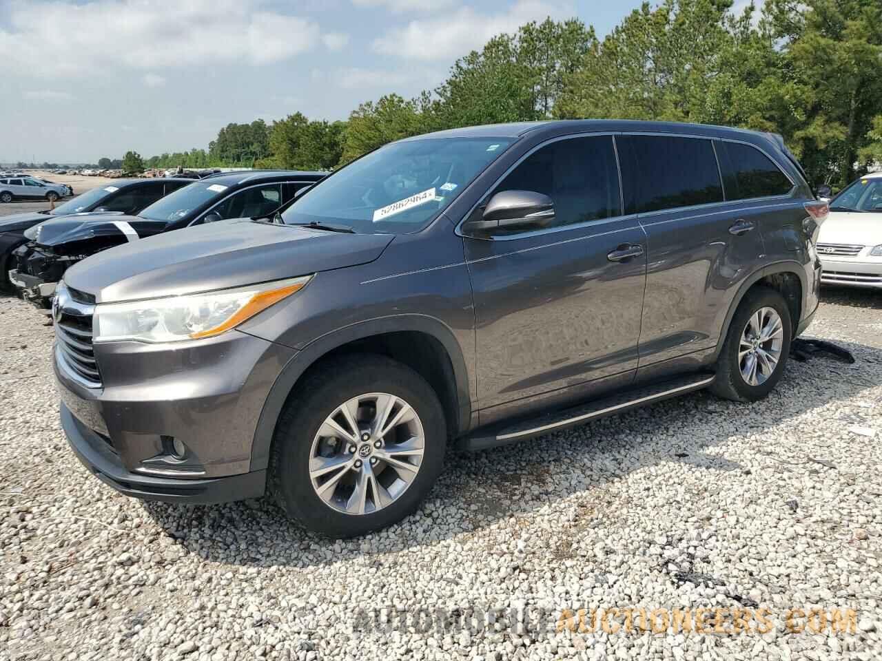 5TDZKRFH4GS185938 TOYOTA HIGHLANDER 2016