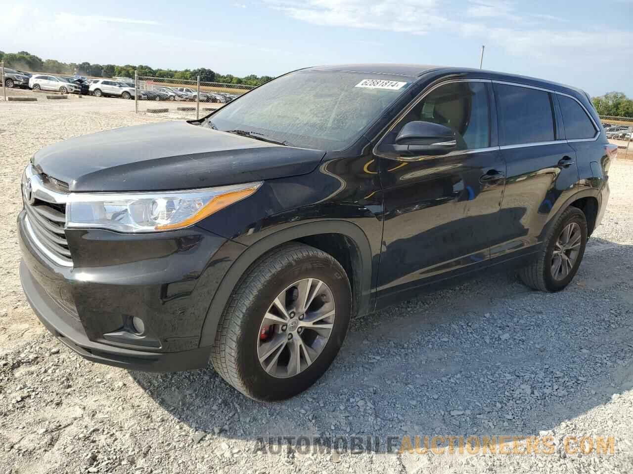 5TDZKRFH5FS045525 TOYOTA HIGHLANDER 2015