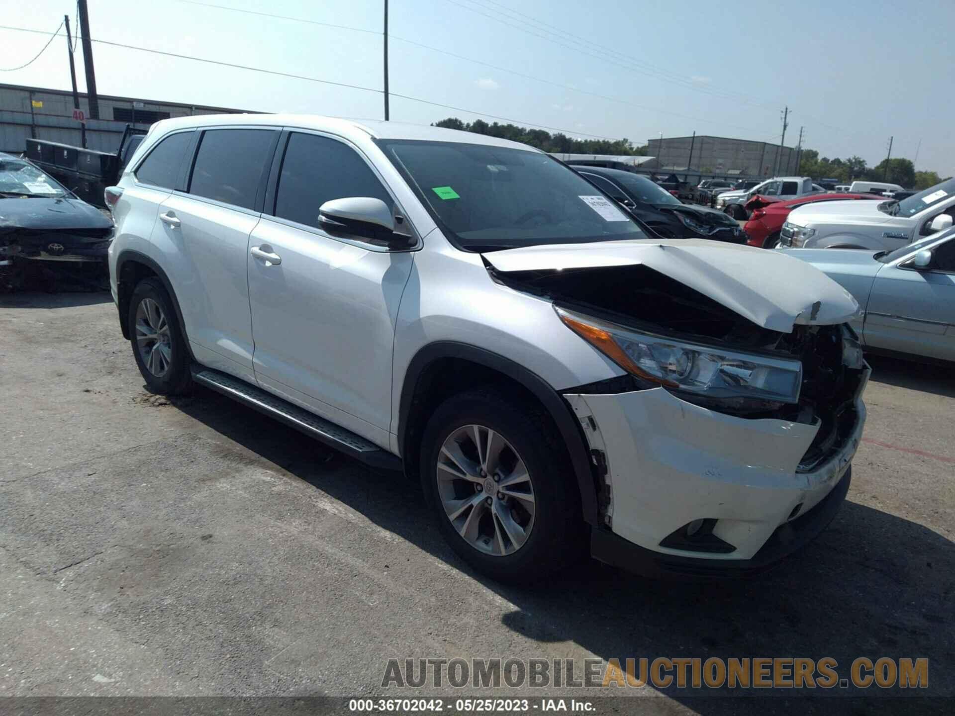 5TDZKRFH5FS086818 TOYOTA HIGHLANDER 2015