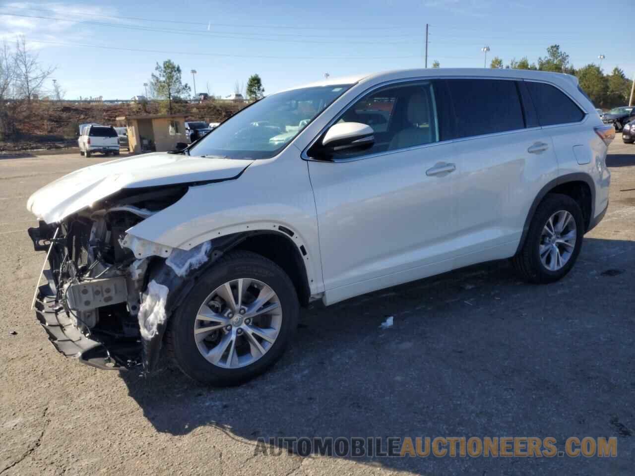 5TDZKRFH5FS088214 TOYOTA HIGHLANDER 2015