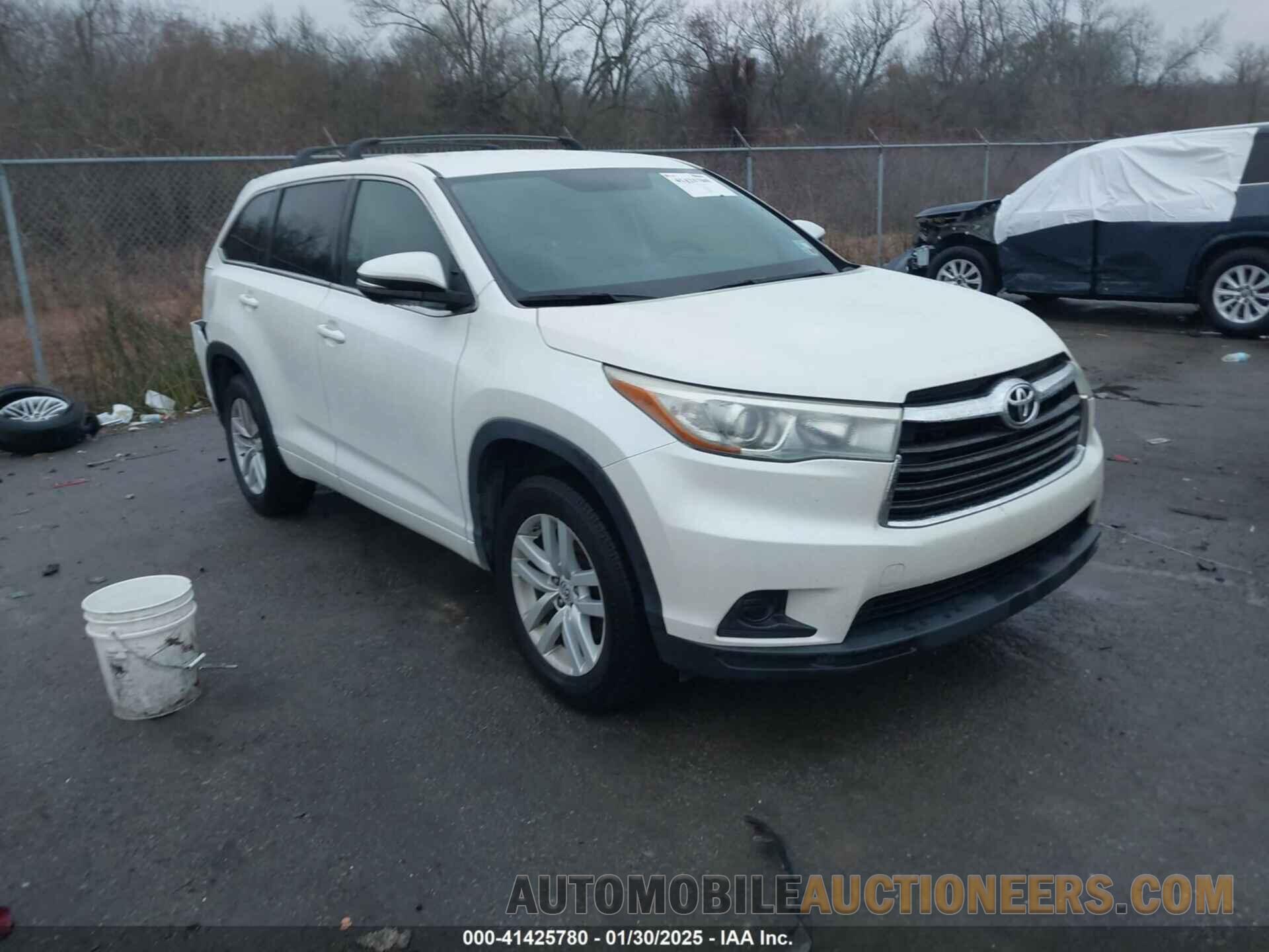 5TDZKRFH5FS092733 TOYOTA HIGHLANDER 2015