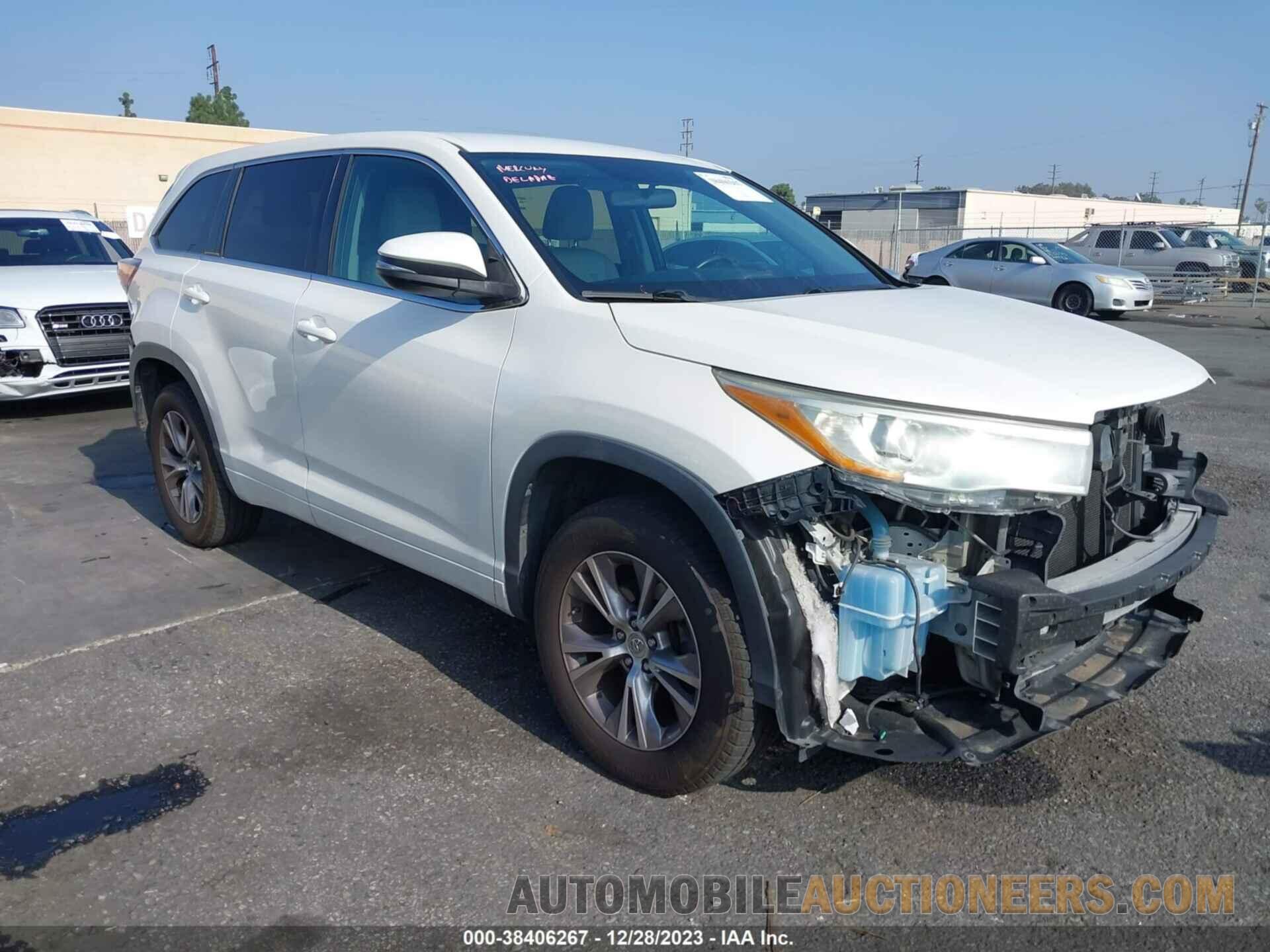 5TDZKRFH5FS099651 TOYOTA HIGHLANDER 2015