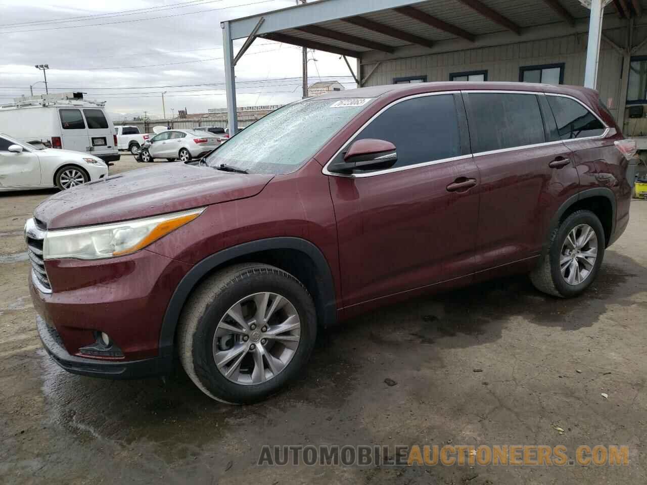 5TDZKRFH5FS108848 TOYOTA HIGHLANDER 2015