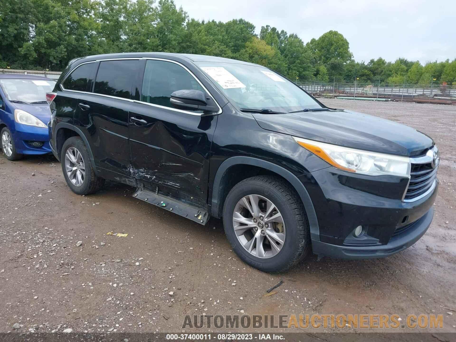 5TDZKRFH5GS120533 TOYOTA HIGHLANDER 2016