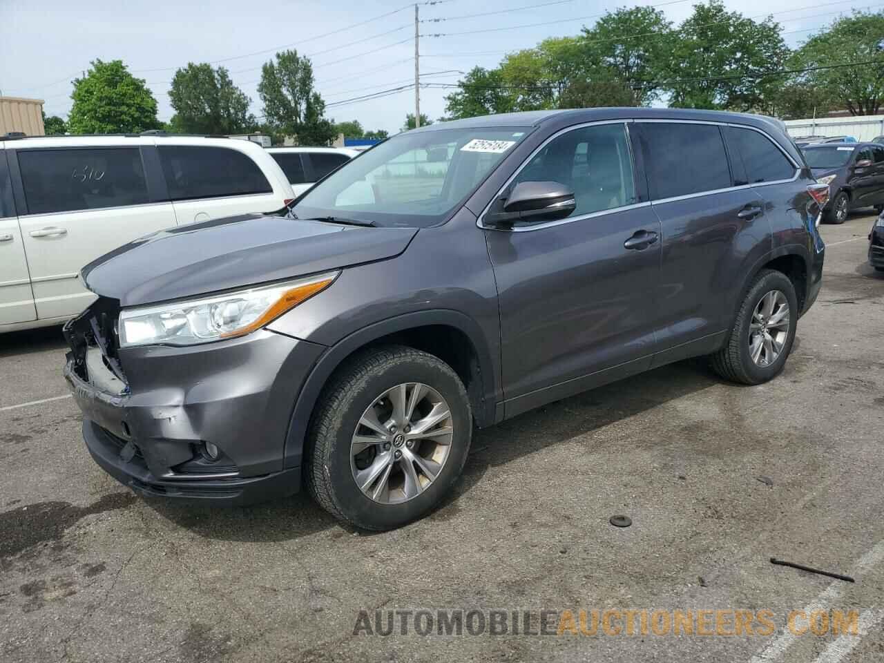 5TDZKRFH5GS121763 TOYOTA HIGHLANDER 2016