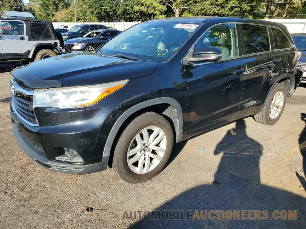 5TDZKRFH5GS135551 TOYOTA HIGHLANDER 2016