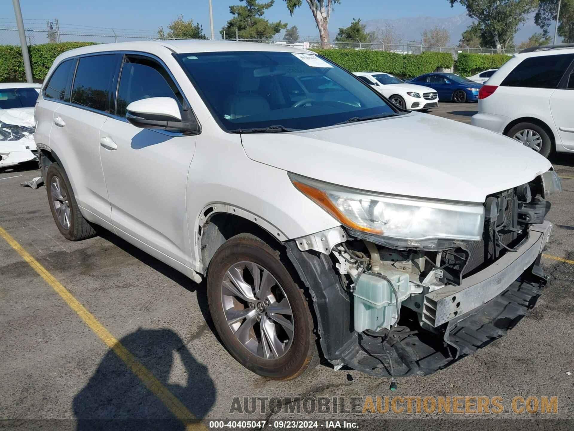 5TDZKRFH5GS145190 TOYOTA HIGHLANDER 2016