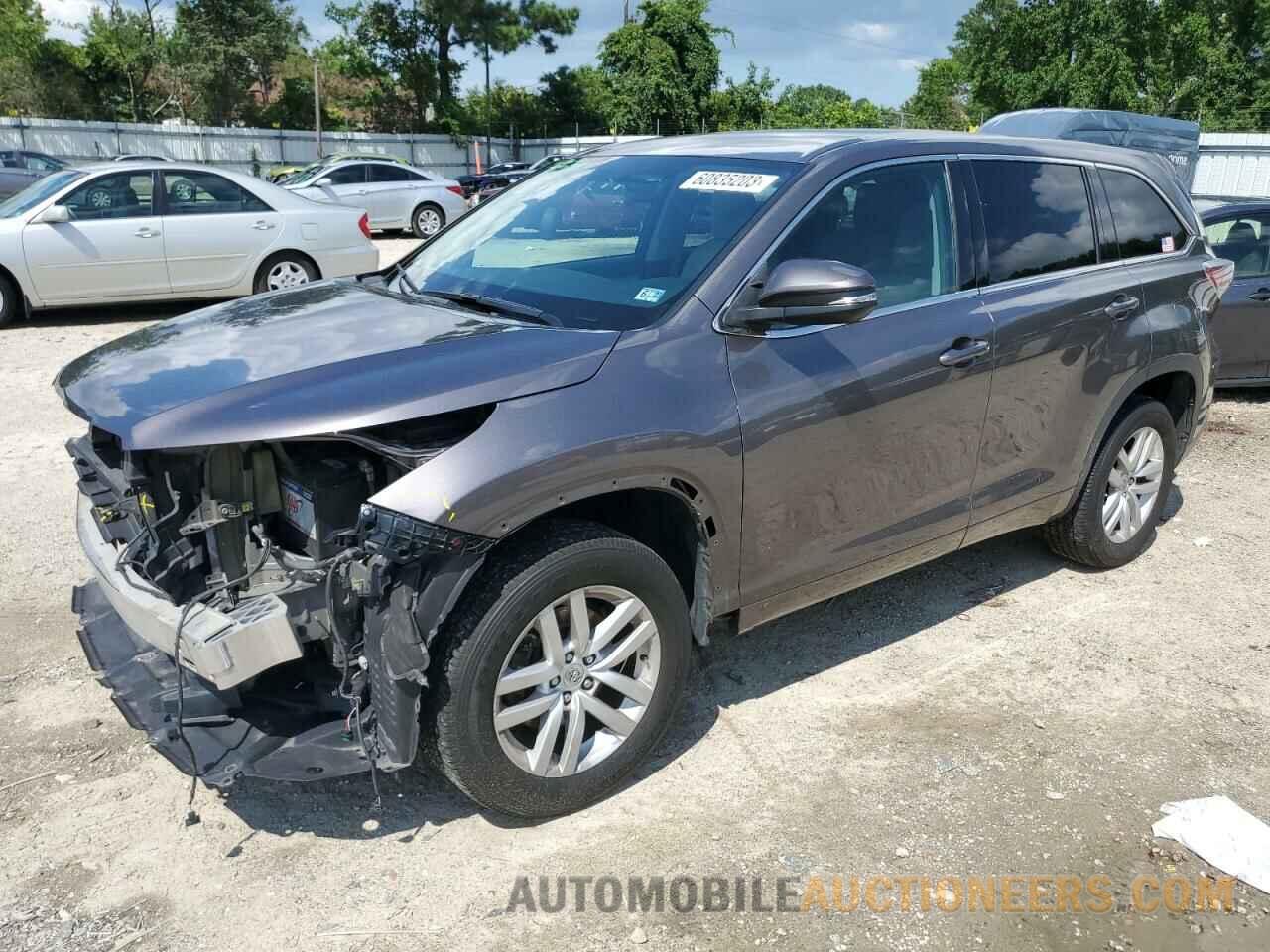 5TDZKRFH6FS055108 TOYOTA HIGHLANDER 2015