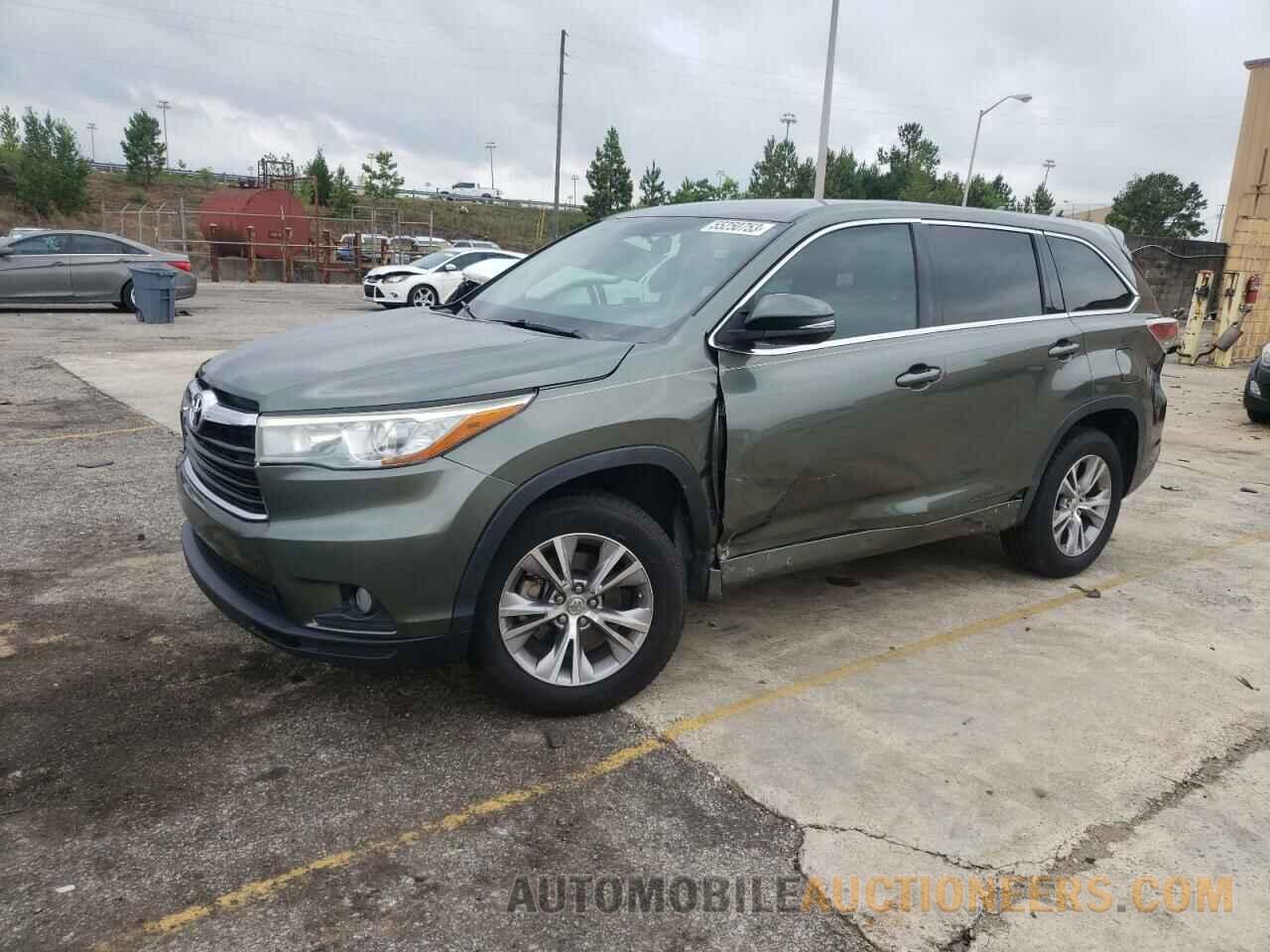 5TDZKRFH6FS060437 TOYOTA HIGHLANDER 2015