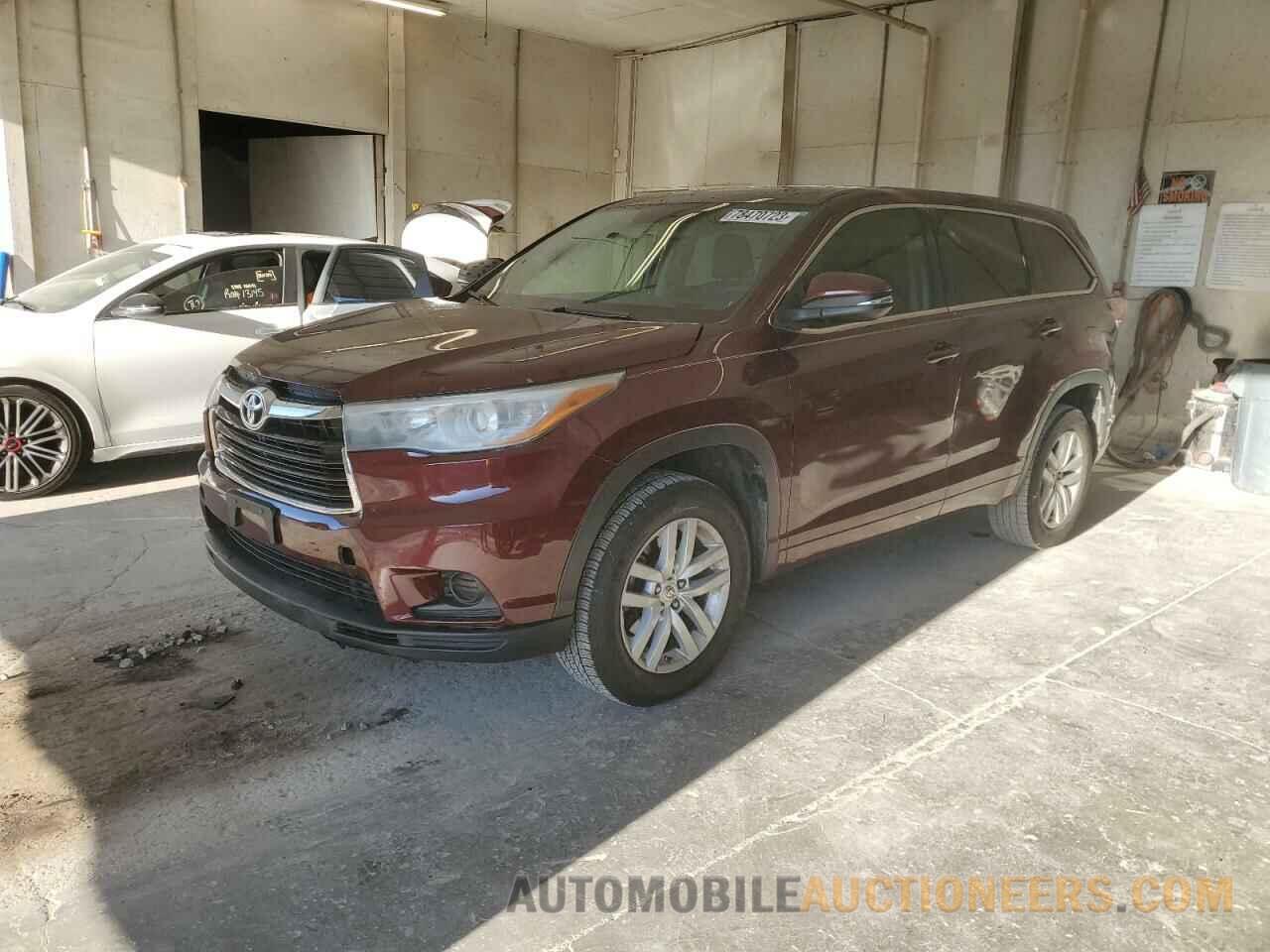 5TDZKRFH6FS065251 TOYOTA HIGHLANDER 2015